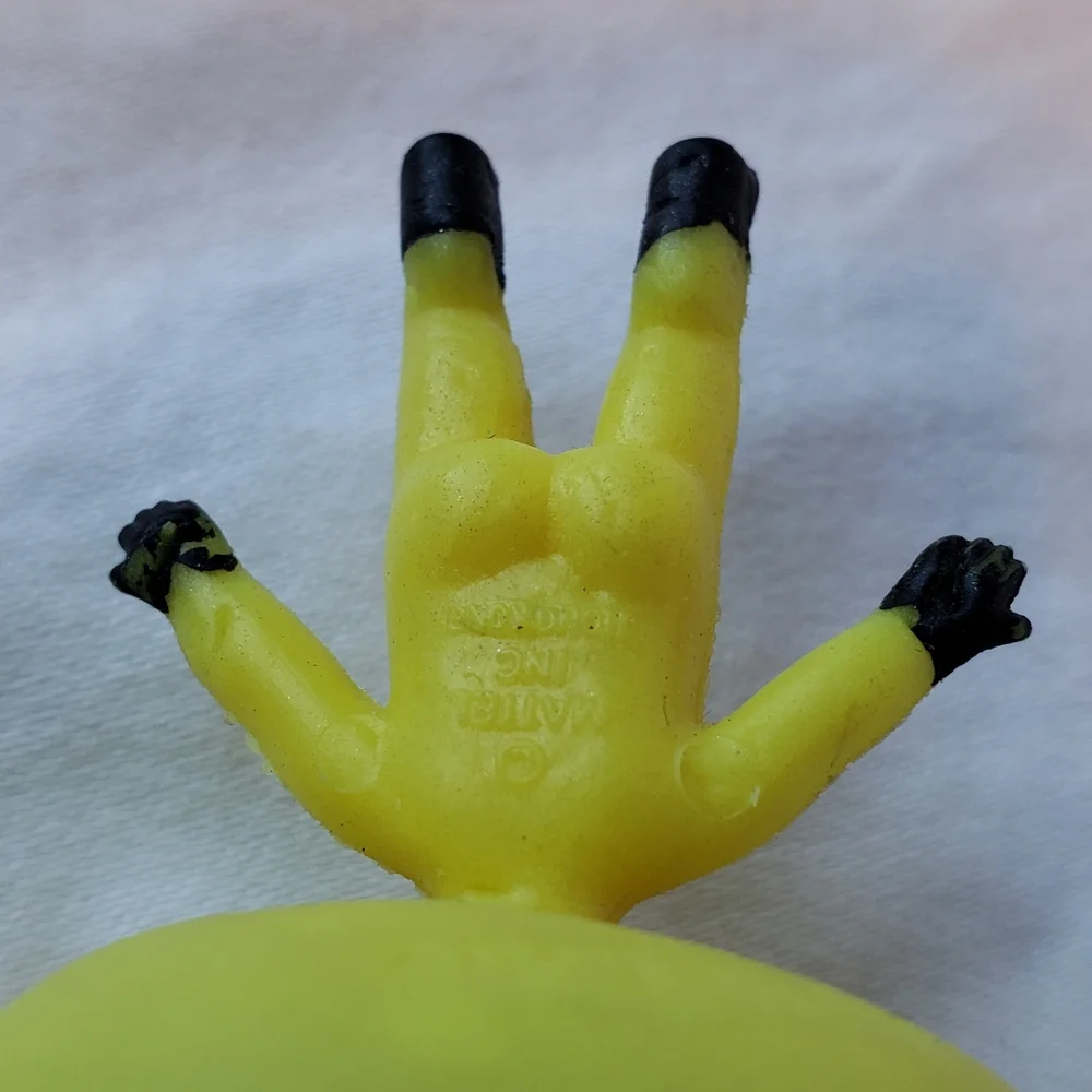 Kozmic Kiddles 1968 Mattel Martian Doll Yellow Fellow alien figurine